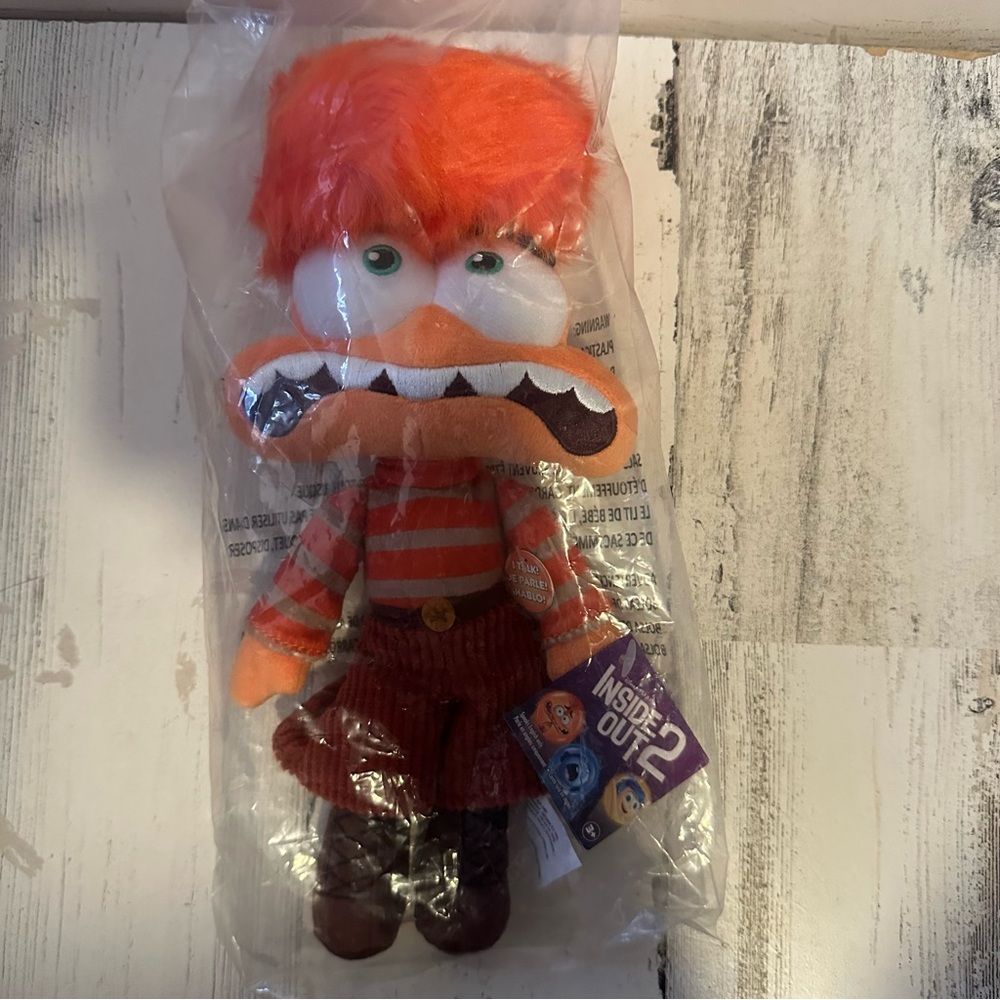 Inside Out 2 Talk It Out Small Plush - Anxiety NEW